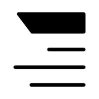 Text Formatting To Right Icon Symbol Design Illustration vector