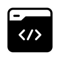 Coding Icon Symbol Design Illustration vector