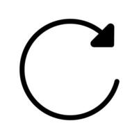 Refresh Icon Symbol Design Illustration vector