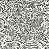 Fingerprint seamless pattern. Human thumb fingerprints lines, abstract fingerprint grid. Finger mark background illustration vector