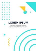Smm business content, artistic design web banner vector