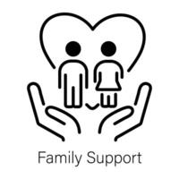 Trendy Family Support vector