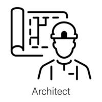 Trendy Architect Concepts vector