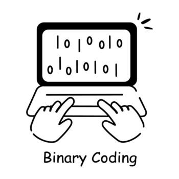 de moda binario codificación vector