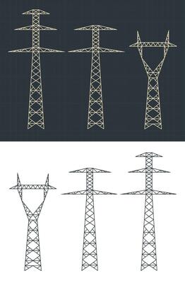Power poles blueprints