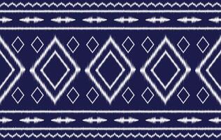 Geometric ethnic fabric seamless pattern colorful. traditional ikat ethnic style pattern. Designed for background ,wallpaper ,carpet ,clothing ,ikat pattern ,fabric ,embroidery ,textile art vector
