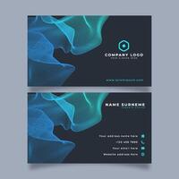 Minimalistic business card template design. Featuring a two-sided layout with a combination of gray colors. vector
