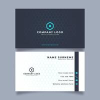 Minimalistic business card template design. Featuring a two-sided layout with a combination of gray colors. vector