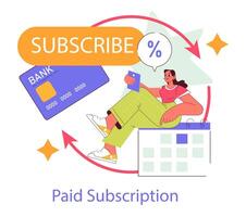 Loyalty Program And Reward. Flat Illustration vector
