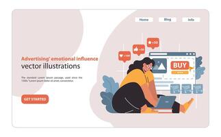 A digital marketer taps into the power of emotion, using native. vector