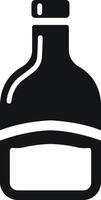 a ancient bottle of wine vector