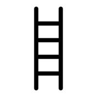 Ladder icon on white background. vector