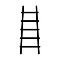 Ladder icon on white background. vector