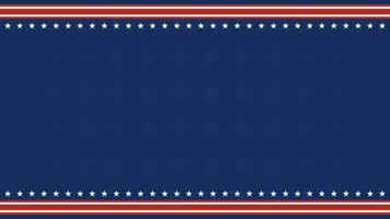 American template background with stars, red and white stripes suitable for celebrating important event vector