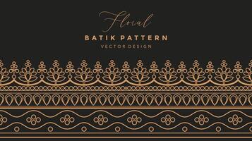 luxury traditional pattern background with ethnic elements and ornamental frame vector