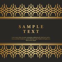 Retro Vintage gold floral Javanese Ornamental pattern elements and embellishments for frame invitation greeting card design vector
