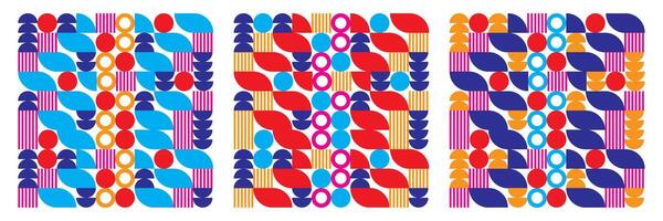 Minimalist Seamless Geometric Pattern with simple texture ornament vector