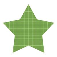 Geometric Shape with Grid textured, Element For Business Decoration Clipart vector