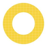 Geometric Shape with Grid textured, Element For Business Decoration Clipart vector