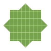 Geometric Shape with Grid textured, Element For Business Decoration Clipart vector