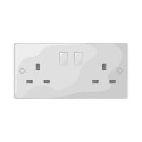 Illustration of socket vector