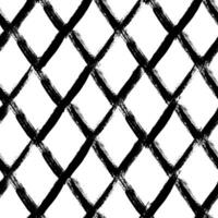 Seamless pattern with brush stroke rhombuses. Hand drawn print for textile, fabric, wallpaper, wrapping, scrapbook and packaging vector