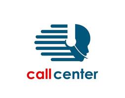 Call center and customer support service icon vector