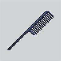 Pixel art illustration Comb. Pixelated Comb. Hair Comb Barber pixelated for the pixel art game and icon for website and game. old school retro. vector