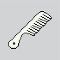 Pixel art illustration Comb. Pixelated Comb. Hair Comb Barber pixelated for the pixel art game and icon for website and game. old school retro. vector