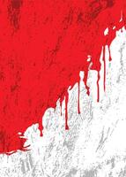 Red and white background with grunge texture for sublime jersey printing vector