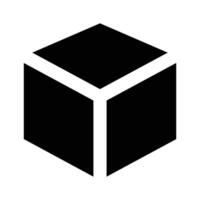 3d shape icon design, creatively designed package vector