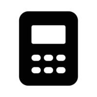 Mathematical calculations, calculation device, icon of calculator vector