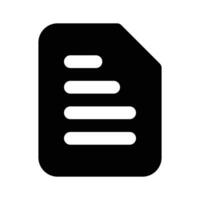 Well designed icon of document in modern and trendy style vector