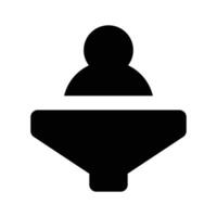 An icon employee filter, ready to use vector