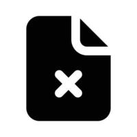 Remove page icon design in modern and unique style vector