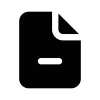 Remove page icon design in modern and unique style vector