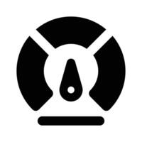 Carefully crafted speedometer icon in modern and editable style, speed indicator sign vector