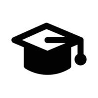 Take a look at this trendy icon of graduation hat in editable style vector