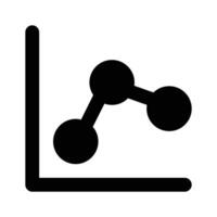 An icon of data analysis in modern style, up for premium use vector