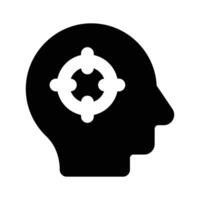 Target customer icon design in editable design style vector