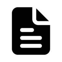 Well designed icon of document in modern and trendy style vector