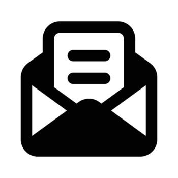 Get this creative icon of inbox, mail, message, email design vector