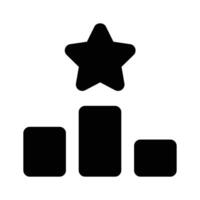Check this amazing icon of ranking in modern style vector