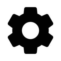 Premium of setting, user interface icon vector
