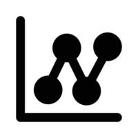 An icon of data analysis in modern style, up for premium use vector