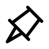 Trendy of thumbtack in modern style, ready to use icon vector