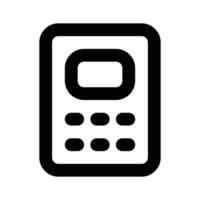 Mathematical calculations, calculation device, icon of calculator vector