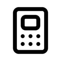 Mathematical calculations, calculation device, icon of calculator vector