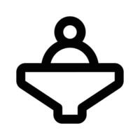 An icon employee filter, ready to use vector