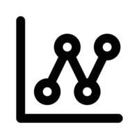 An icon of data analysis in modern style, up for premium use vector